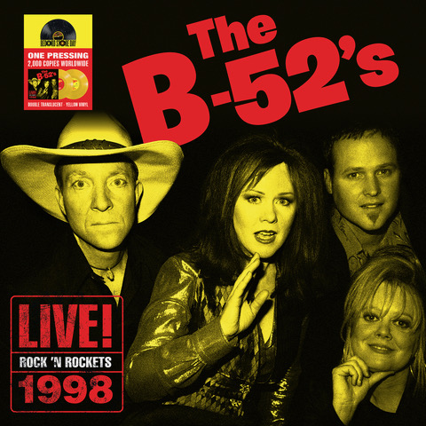 B-52’s – Vinyl LP – LIVE! Rock ‘n Rockets 1998