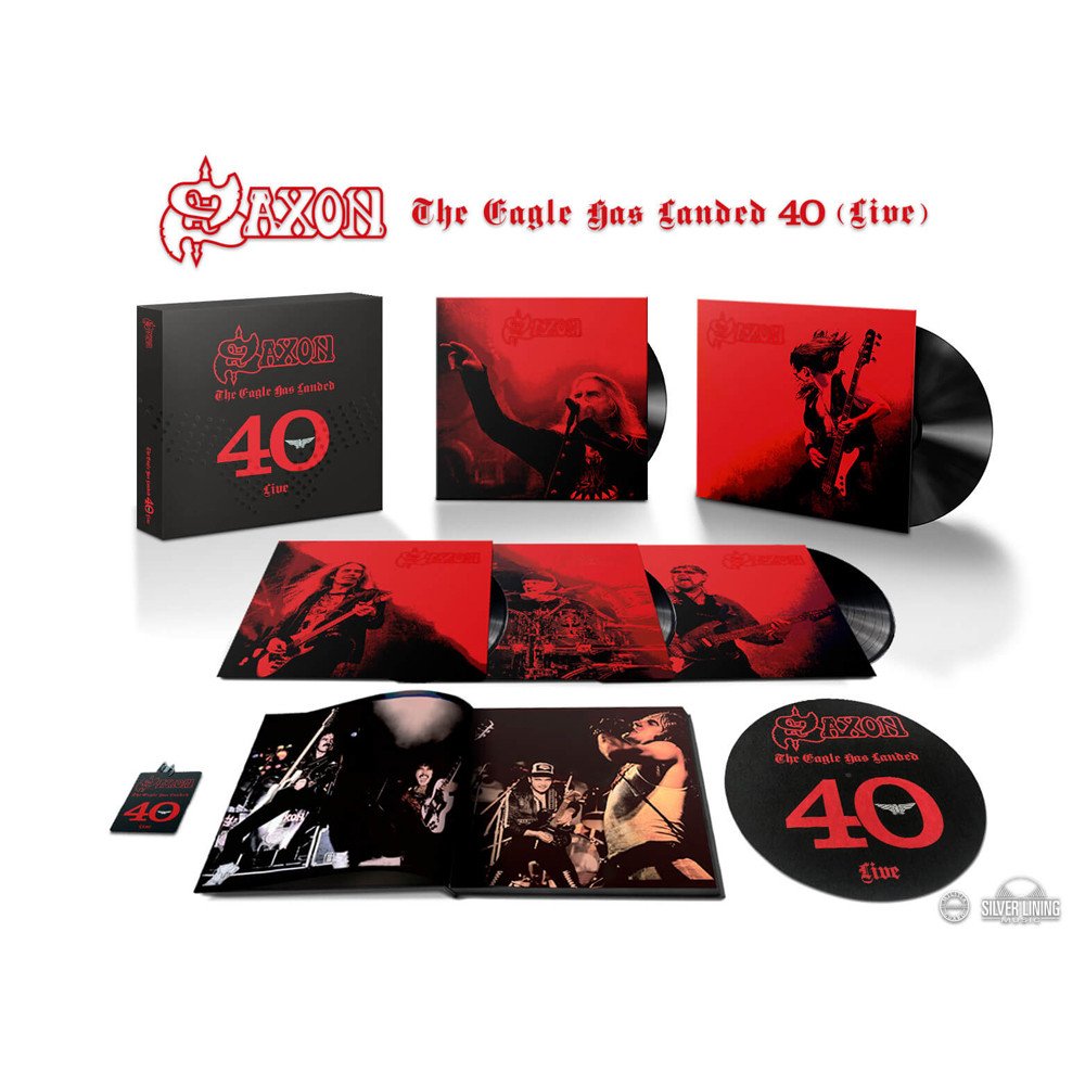 saxon-the eagle has landed live 5lp box