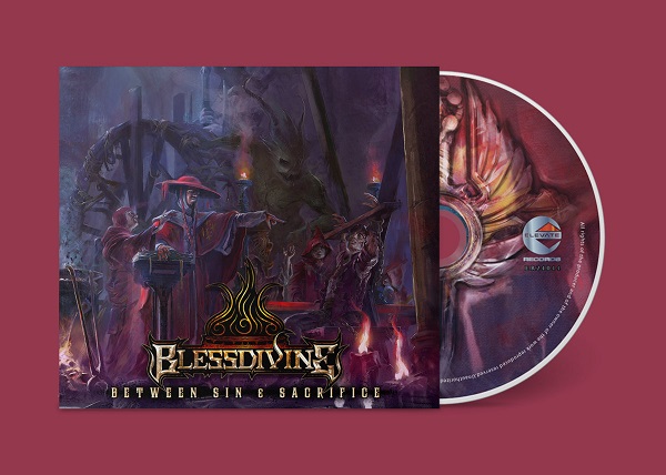 BLESSDIVINE - Between Sin & Sacrifice - Limited edition DIGI CD - 2021