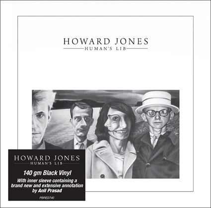 PBRED740X- JONES, HOWARD - Human's Lib (1984) (BLACK LP, 2022)
