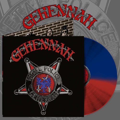 gehennah-metal police lp red blue
