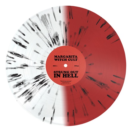 MARGARITA WITCH CULT - Strung Out In Hell - WHITE+RED Black Splatter LP