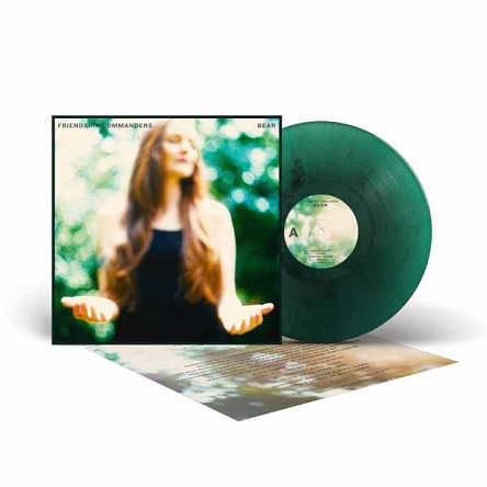 FRIENDSHIP COMMANDERS - Bear - GREEN+BLACK MARBLED LP