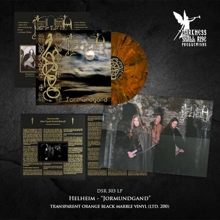 HELHEIM - Jormundgand ORANGE BLACK LP 2025