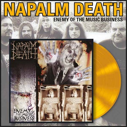 NAPALM DEATH - Enemy Of The Music Business YELLOW LP