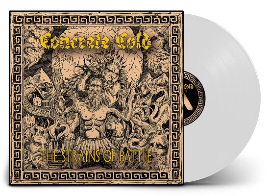 CONCRETE COLD - The Strains of Battle - WHITE LP